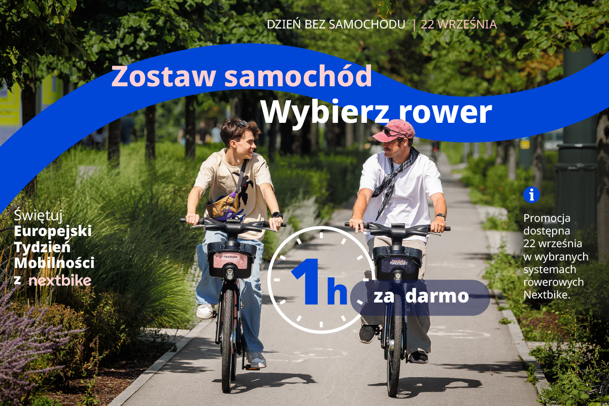 Darmowa godzina jazdy – 22 września obchodzimy Dzień bez Samochodu